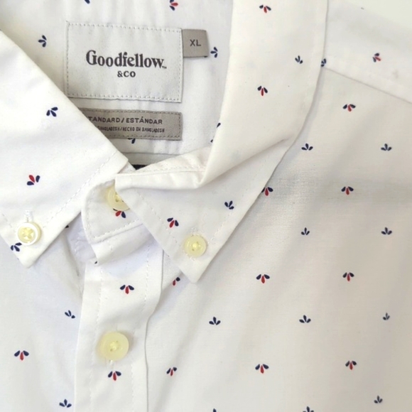 Men's Goodfellow & Co. Northrop Button Down Shirt, XL - Picture 9 of 9